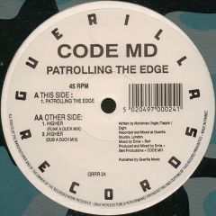 Code Md - Code Md - Patrolling The Edge - Guerilla