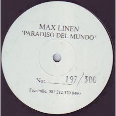 Max Linen - Max Linen - Paradiso Del Mundo - White