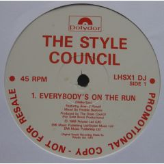 The Style Council - The Style Council - Everybody's On The Run - Polydor