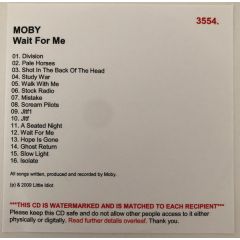 Moby - Moby - Wait For Me - Little Idiot