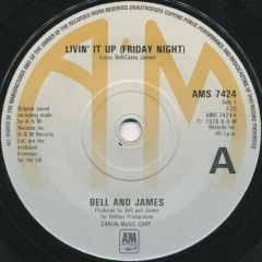 Bell & James - Bell & James - Livin It Up Friday Night - A&M