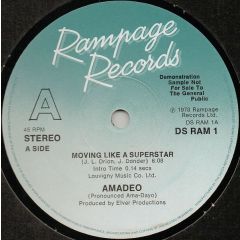 Amadeo - Amadeo - Movin Like A Superstar - Rampage Records