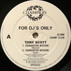 Tony Scott - Tony Scott - Gangster Boogie - Champion