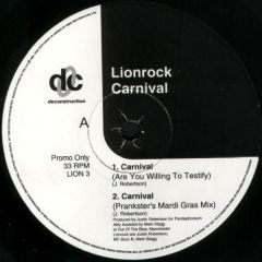 Lionrock - Lionrock - Carnival - Deconstruction