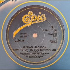 Michael Jackson - Michael Jackson - Don't Stop Till You Get Enough - Epic