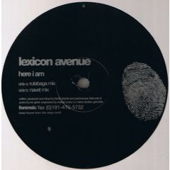 Lexicon Avenue - Lexicon Avenue - Here I Am - Forensic 