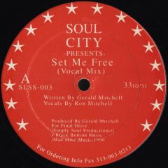 Gerald Mitchell - Gerald Mitchell - Set Me Free - Soul City