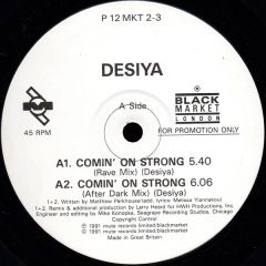 Desiya - Desiya - Comin' On Strong - Black Market International