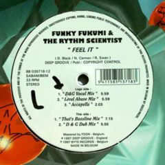 Funky Fukumi & The Rhythm Scientist - Funky Fukumi & The Rhythm Scientist - Feel It - B² (Byte Blue)