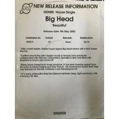Big Head - Big Head - Beautiful - Sinister