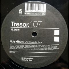 Holy Ghost - Holy Ghost - Live In Amsterdam - Tresor
