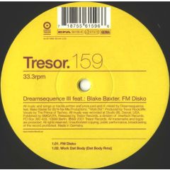 Dreamsequence Iii - Dreamsequence Iii - Fm Disko / Work Dat Body (Rmx) - Tresor