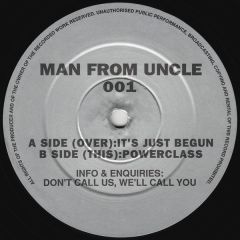 Unknown Artist - It's Just Begun / Powerclass - Man From Uncle Records