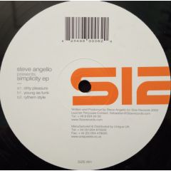 Steve Angello - Simplicity EP - Size Records