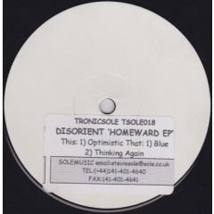 Disorient - Disorient - Homeward EP - Tronicsole