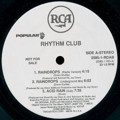 Rhythm Club - Rhythm Club - Raindrops - RCA