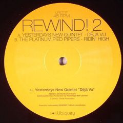 Various Artists - Various Artists - Rewind 2 (Sampler) - Ubiquity
