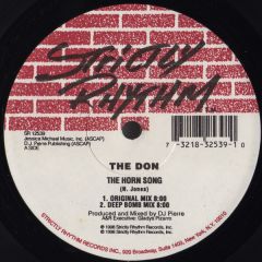 The Don - The Don - The Horn Song - Strictly Rhythm