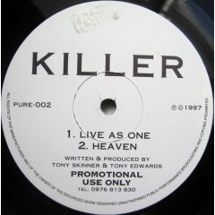 Tony Skinner / Tony Edwards - Tony Skinner / Tony Edwards - Killer - White