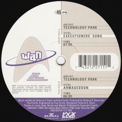 Technology Park - Technology Park - Executioners' Song - Wide Area Network Recordings