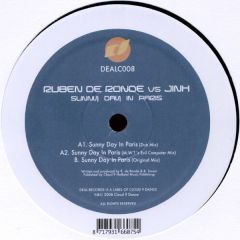 Ruben De Ronde Vs Kinx - Ruben De Ronde Vs Kinx - Sunny Day In Paris - Deal C