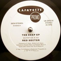 Red Sector - Red Sector - The Deep EP - Lafayette
