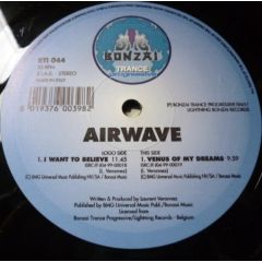 Airwave - Airwave - I Want To Believe - Bonzai Trance Progressive Italy