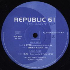 Republic 61 - Republic 61 - The Dawn EP - Straight Up