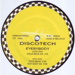 Discotech - Discotech - Everybody (Remixes) - Yellow Cab