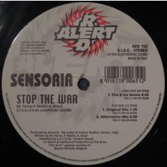 Sensoria - Sensoria - Stop The War - Red Alert