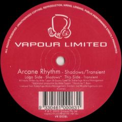 Arcane Rhythm - Arcane Rhythm - Shadows - Vapour