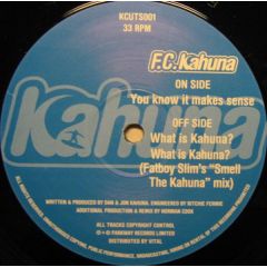 Fc Kahuna - Fc Kahuna - You Know It Makes Sense - Kahuna Cuts