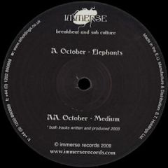 October - October - Elephants - Immerse Records