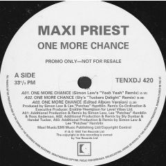 Maxi Priest - Maxi Priest - One More Chance - 10 Records