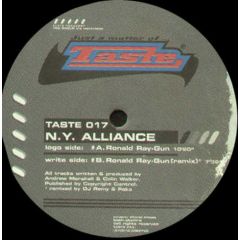 N.Y. Alliance - N.Y. Alliance - Ronald Ray-Gun - Taste Recordings