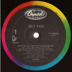 Sly Fox - Sly Fox - Let's Go All The Way - Capitol