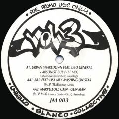 Jungle V's The Hard Steppers - Jungle V's The Hard Steppers - Jungle Massive Volume 3 (Sampler) - Labello Blanco