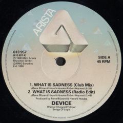 Device - Device - What Is Sadness - Arista