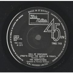 Temptations - Temptations - Ball Of Confusion (That's What The World Is Today) - Motown