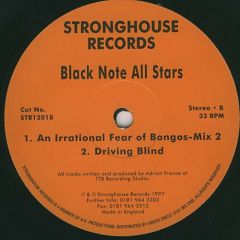Black Note All Stars - Black Note All Stars - An Irrational Fear Of Bongos - Stronghouse