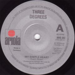 The Three Degrees - The Three Degrees - My Simple Heart - Ariola