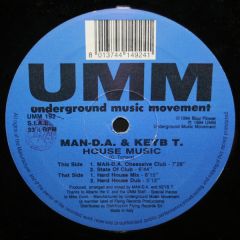 Man-D.a. & Keyb T. - Man-D.a. & Keyb T. - House Music - UMM