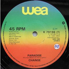 Change - Change - Paradise - WEA