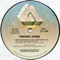 Freddie James - Freddie James - Don't Turn Your Back On Love - Arista
