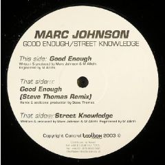 Marc Johnson - Marc Johnson - Good Enough - Toolbox