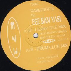 Ege Bam Yasi - Ege Bam Yasi - Variation 2 - TAB