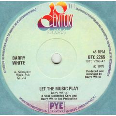 Barry White - Barry White - Let The Music Play - 20th Century