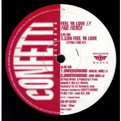 Paul French - Paul French - Feel Ya Love EP - Confetti
