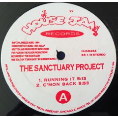 The Sanctuary Project - The Sanctuary Project - Untitled - House Jam Records