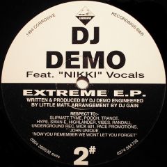 DJ Demo Feat. Nikki - DJ Demo Feat. Nikki - Extreme E.P. - Corrosive Recordings